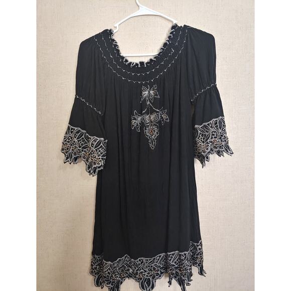 Urban Mango Off Shoulder Mini Dress/Tunic Size Small - Picture 5 of 5